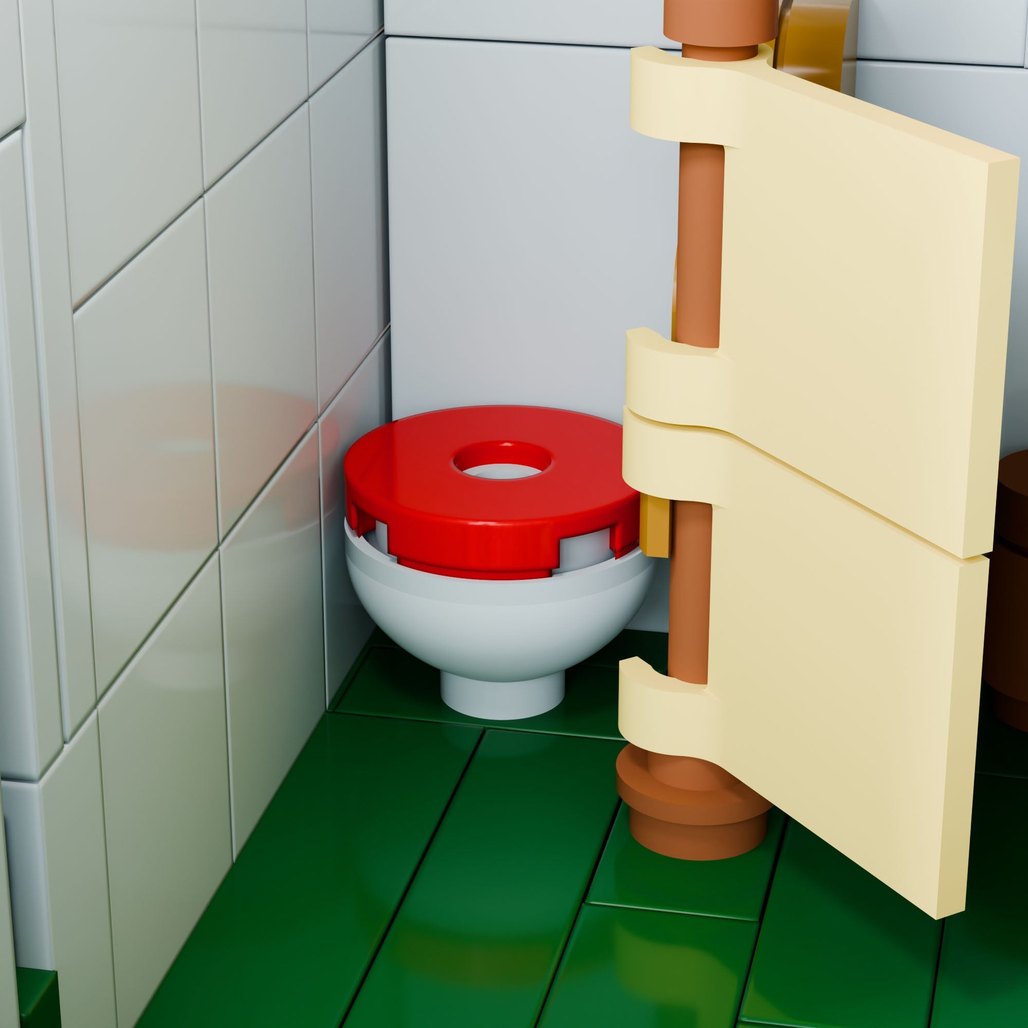 SpongeBob - Krusty Krab(2,723-piece, 5 rooms, 10 inches high)