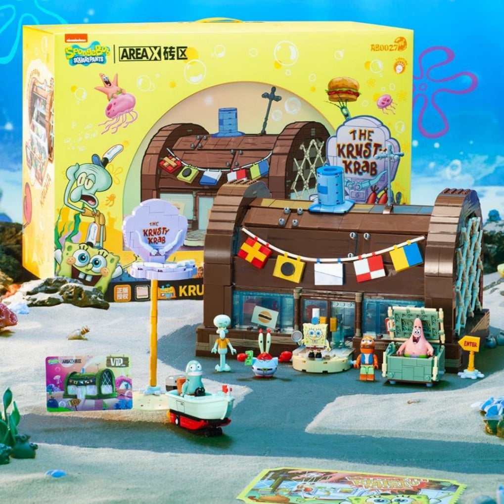 SpongeBob - Krusty Krab(2,723-piece, 5 rooms, 10 inches high)