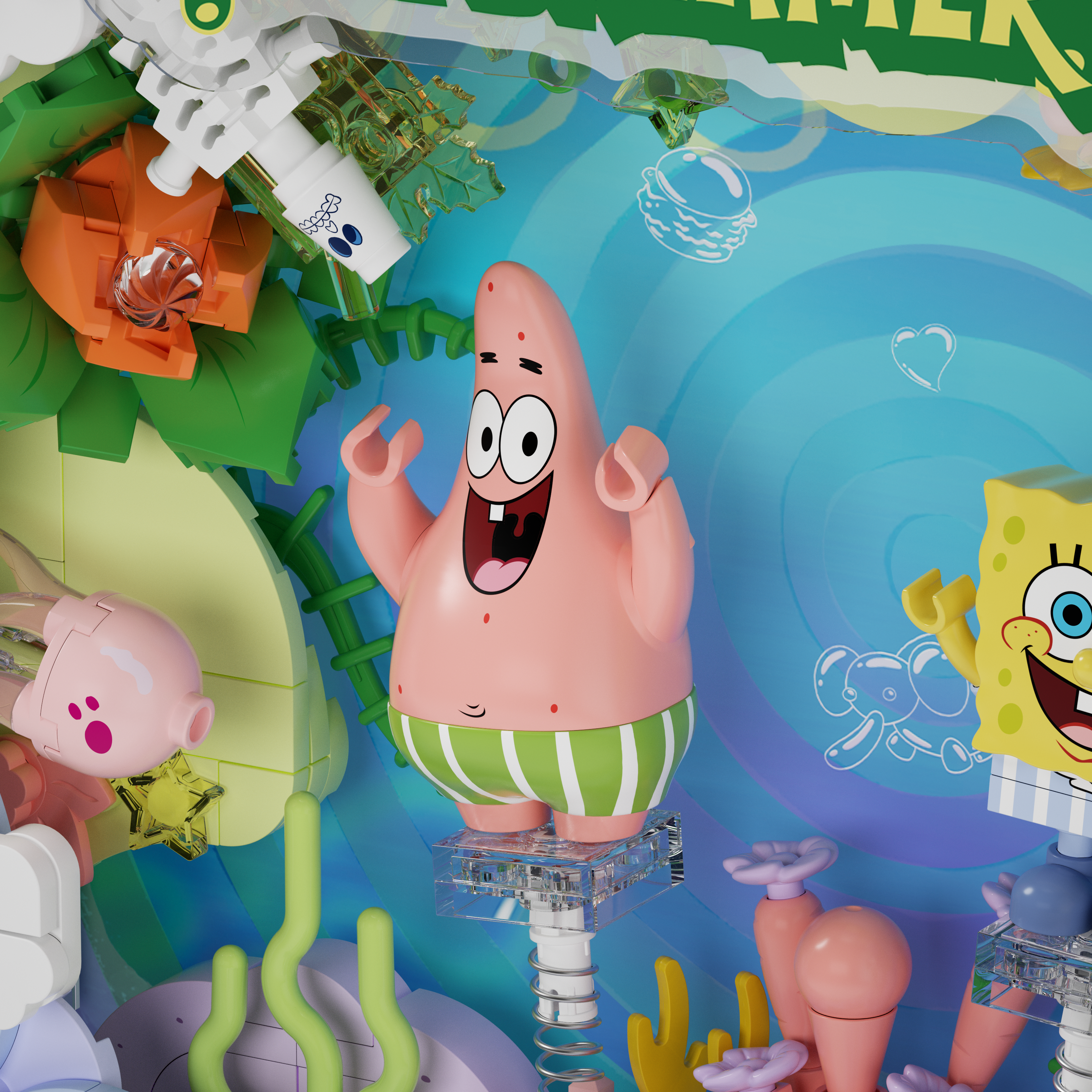 SpongeBob - Photo Frame Series – Undersea Party