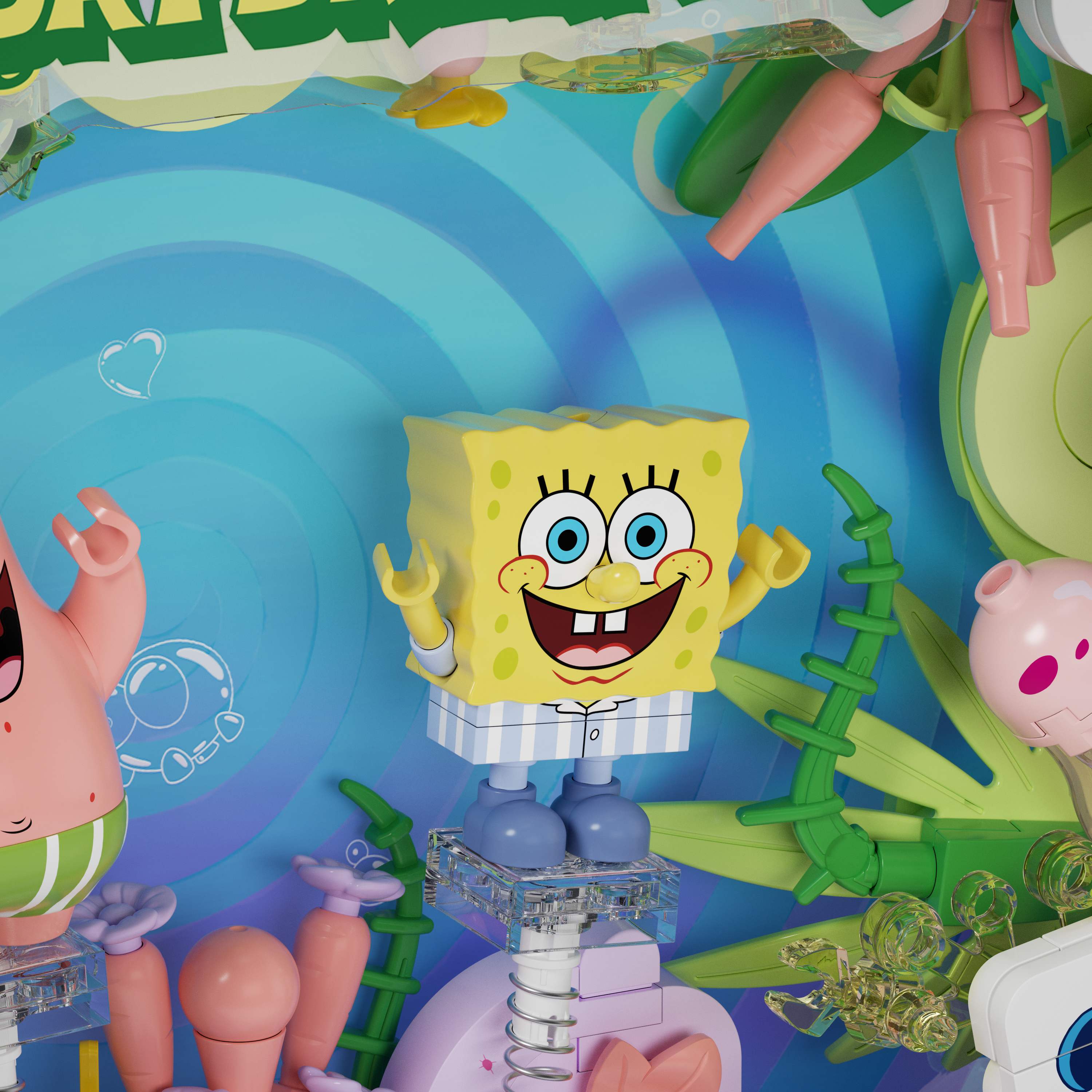 SpongeBob - Photo Frame Series – Undersea Party