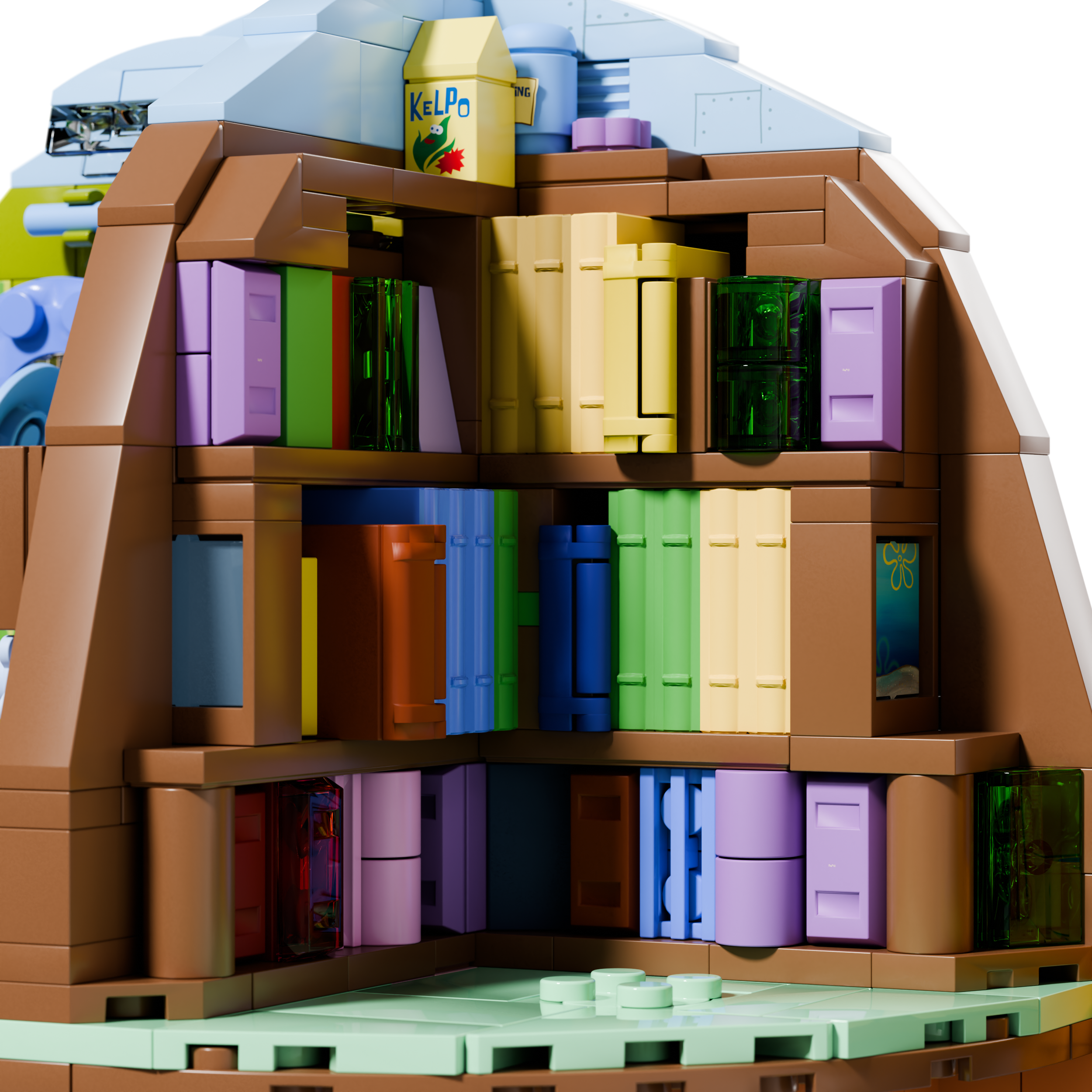 SpongeBob - Spongebob's Pineapple House(2,313-piece, 7 rooms, 18 inches high)