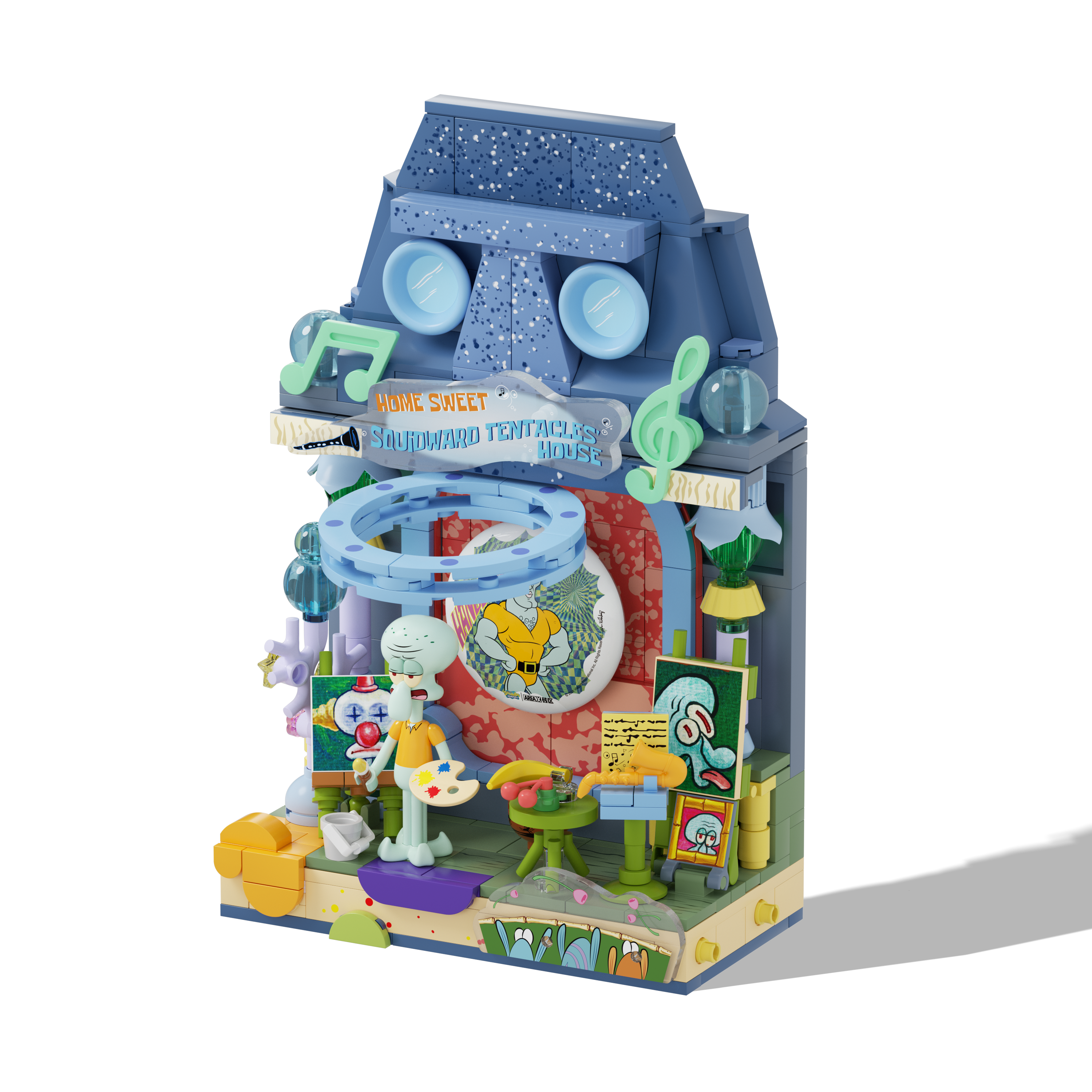 SpongeBob - Fantastic Window-Sill Series – Painting Time