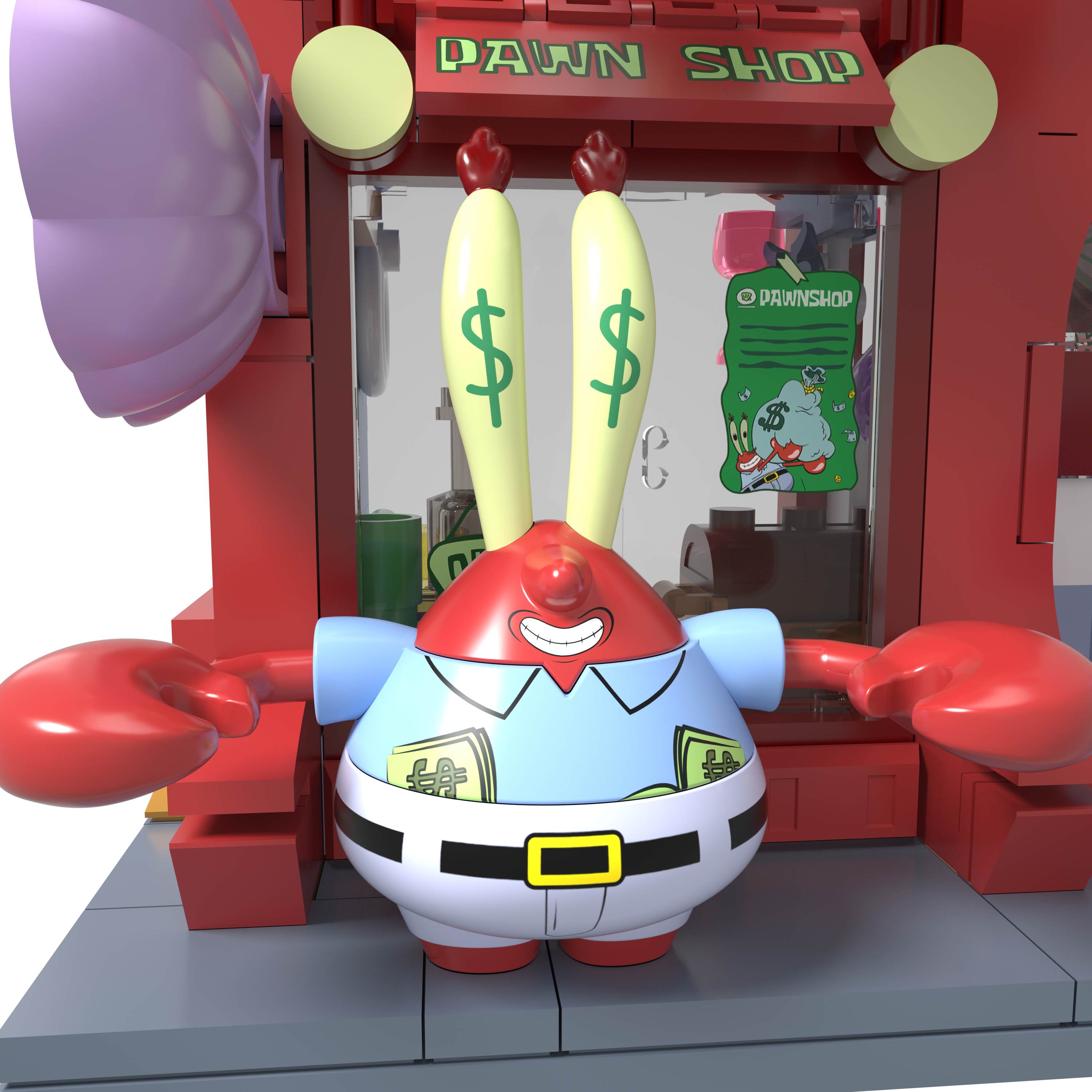 SpongeBob - Dreamy Street Series – Rolling in Money (Mr. Krabs Version)