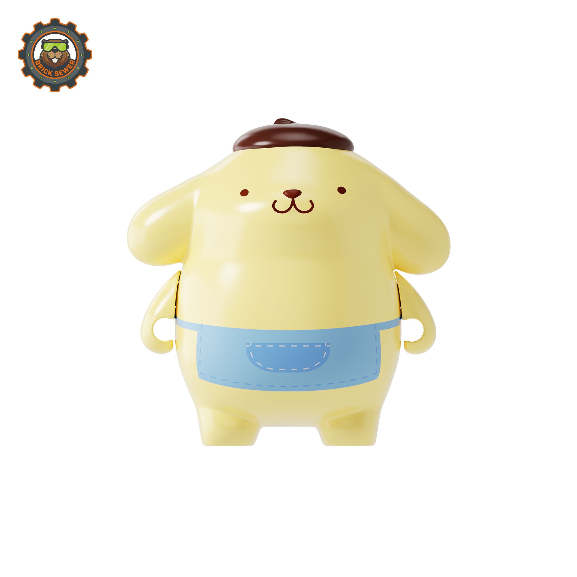 Sanrio Sweet Box – Pompompurin’s Cake Shop, cute yellow Pompompurin character in baker's outfit.