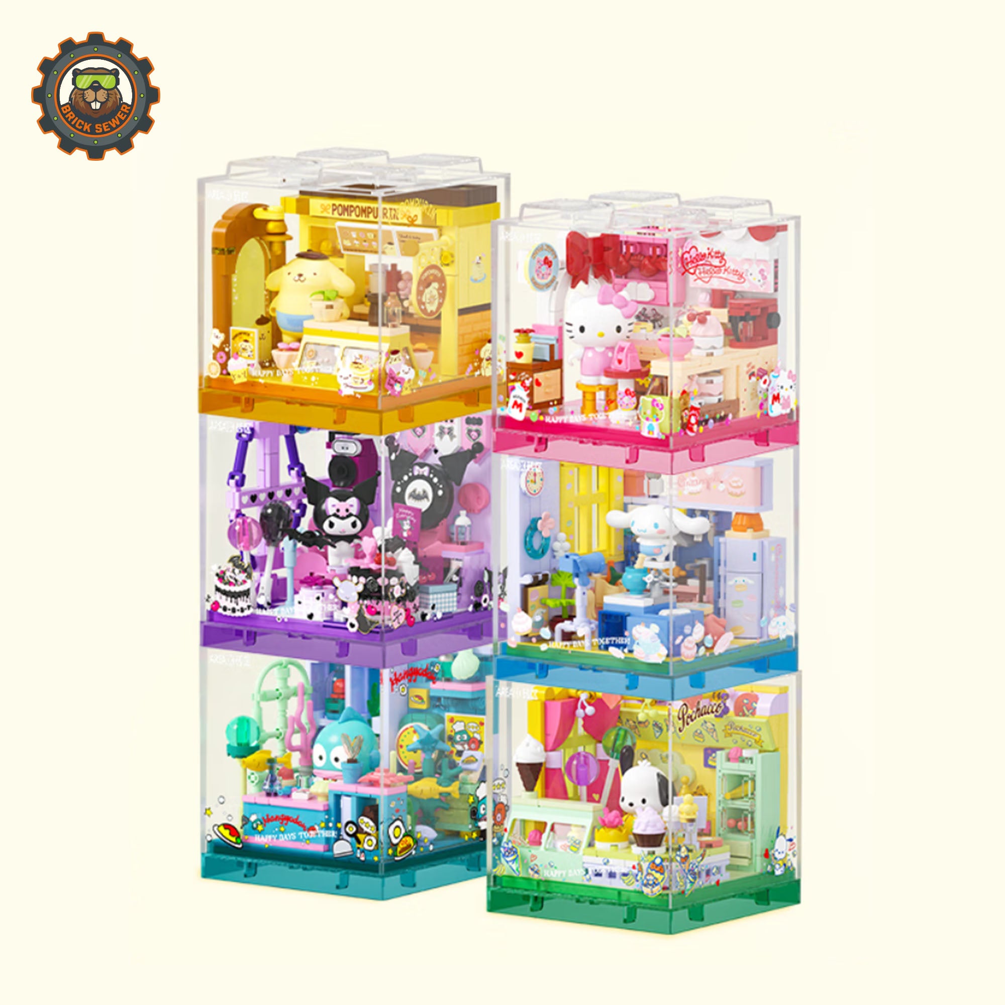 alt_tag: Sanrio Sweet Box – Cinnamoroll’s Bakery Corner showcasing colorful bakery scenes with adorable characters and sweet details.