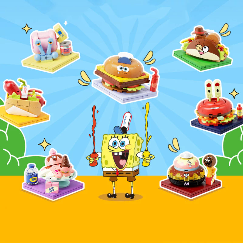 AREA-X AB0076 SpongeBob SquarePants Food Express Movie
