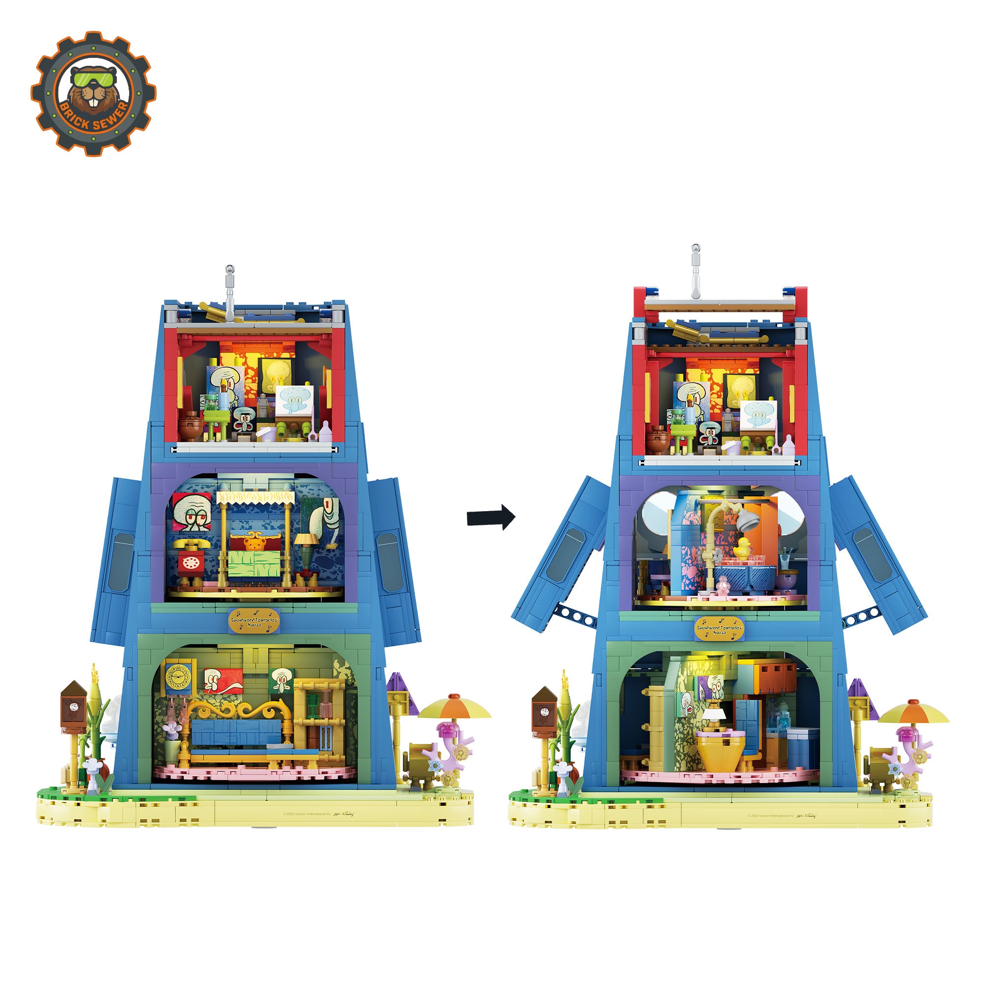 SpongeBob - Squidward’s Stone House 1,577pcs