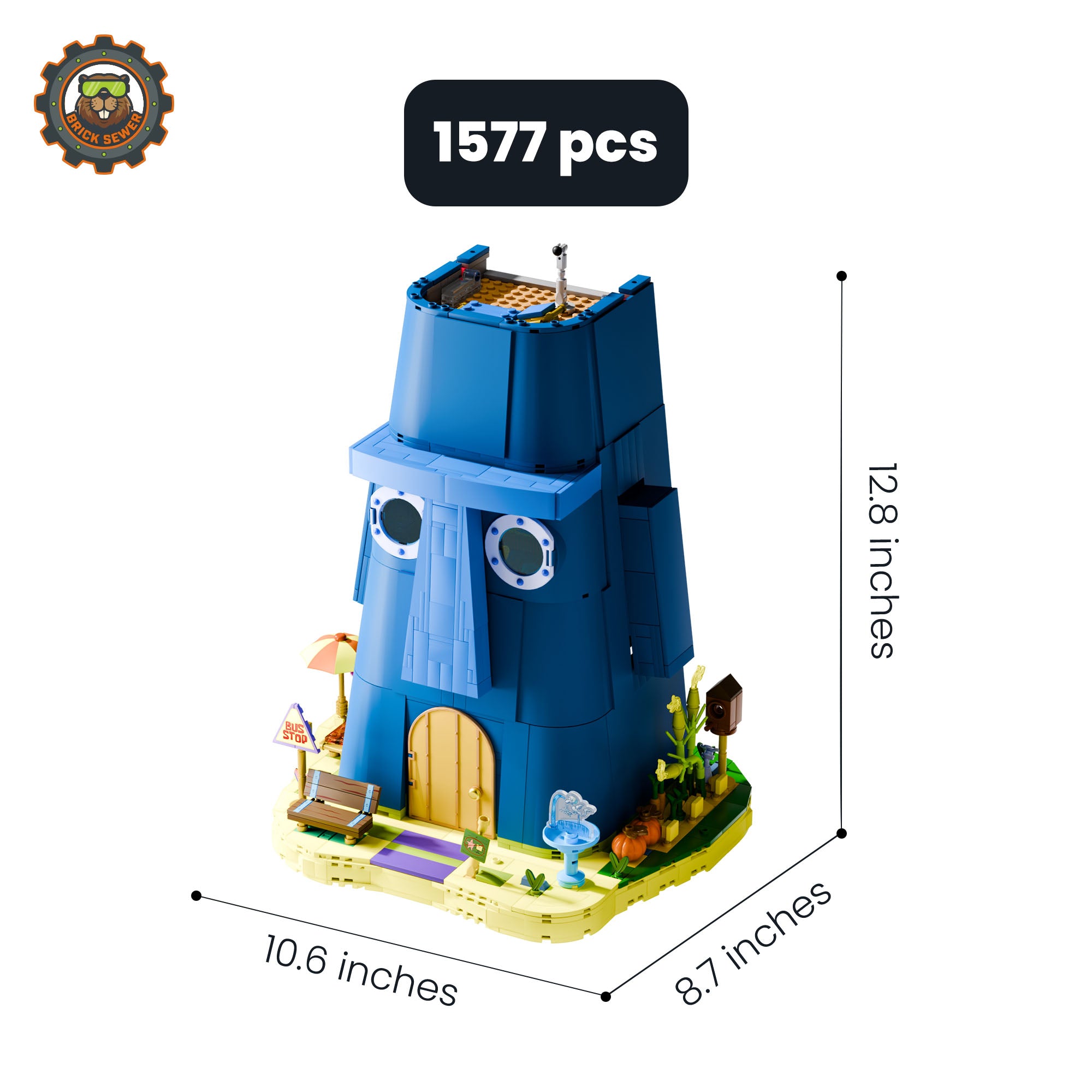 SpongeBob - Squidward’s Stone House 1,577pcs