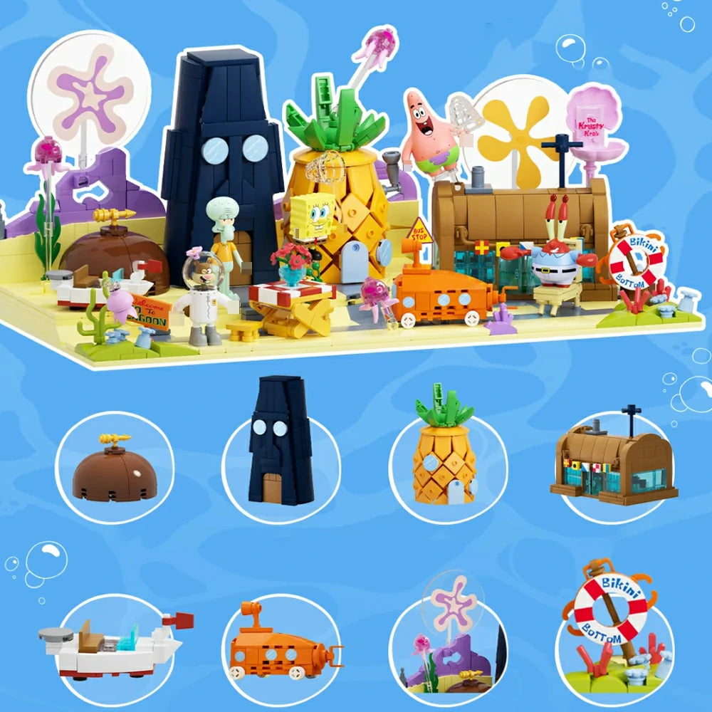 AREA-X AB0082 SpongeBob SquarePants: Bikini Bottom Scene Movie