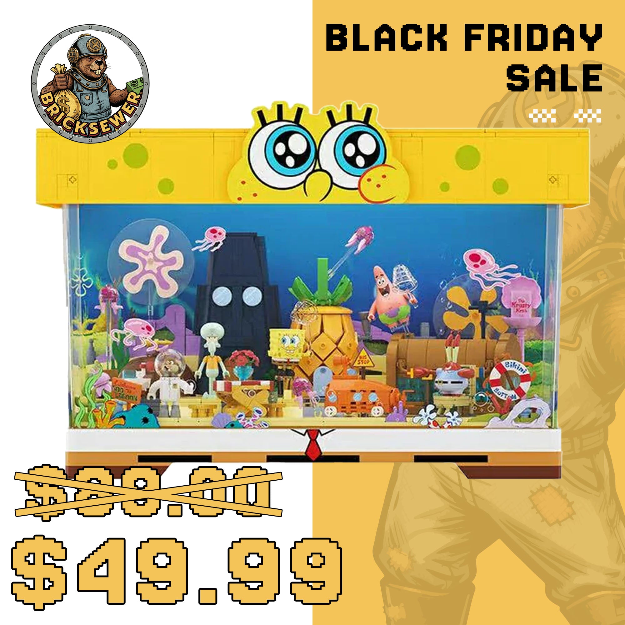 AreaX AB0082 SpongeBob SquarePants: Bikini Bottom Scene Movie