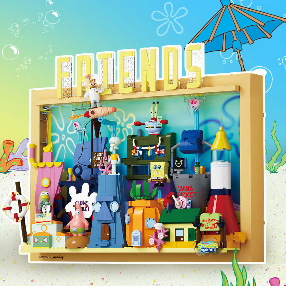 AREA-X AB0083 SpongeBob SquarePants Bikini Bottom Paradise Movie