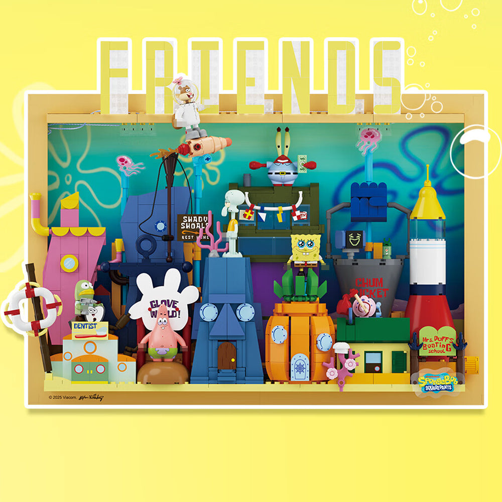 AREA-X AB0083 SpongeBob SquarePants Bikini Bottom Paradise Movie