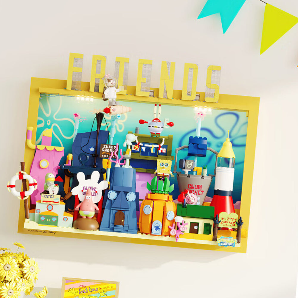 AREA-X AB0083 SpongeBob SquarePants Bikini Bottom Paradise Movie