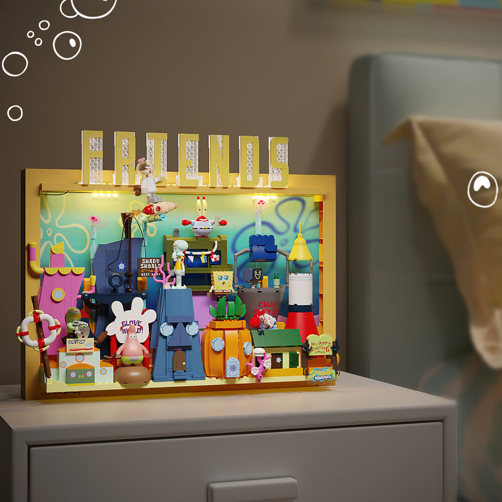 AREA-X AB0083 SpongeBob SquarePants Bikini Bottom Paradise Movie