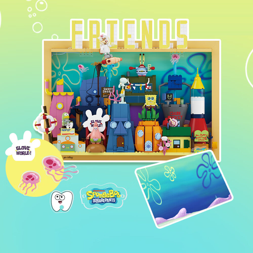 AREA-X AB0083 SpongeBob SquarePants Bikini Bottom Paradise Movie