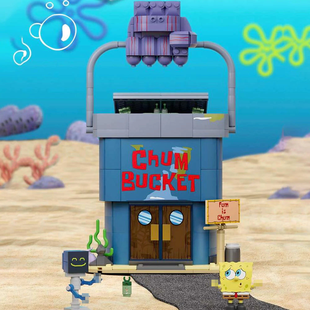 AREA-X AB0086 Plankton's Chum Bucket Spongebob Movie