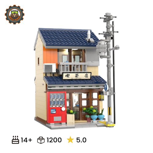 CADA Japanese Tea Shop Building Set C66010