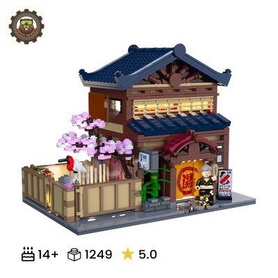 CADA Japanese Sento Bathhouse Building Set C66012