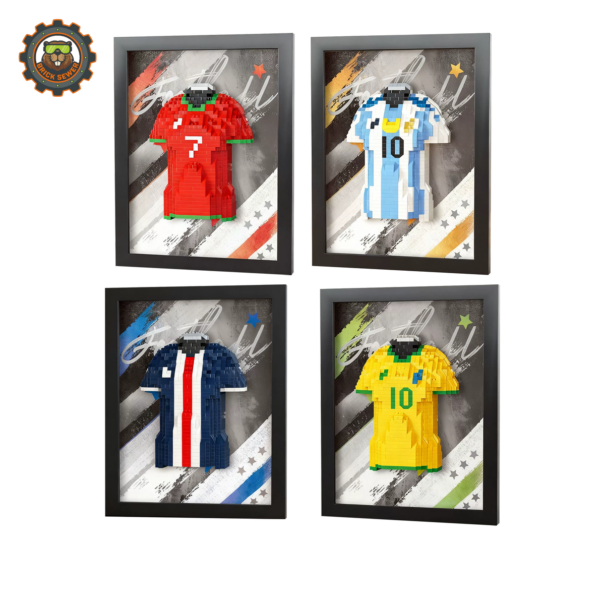 Bricksewer Football Jersey Collection Bundle CZ0361