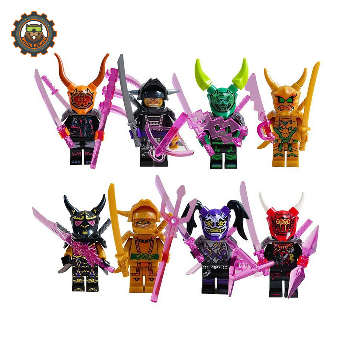 BrickSewer Villain Ninja Mini Figure Collection CZ3637