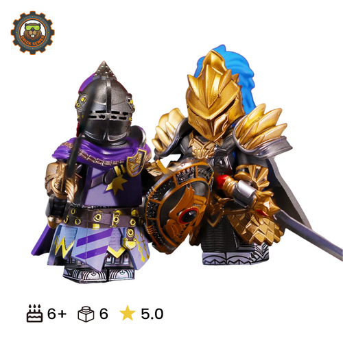 BrickSewer Galahad & Kay Knight Minifigure Set DPT‑RT02