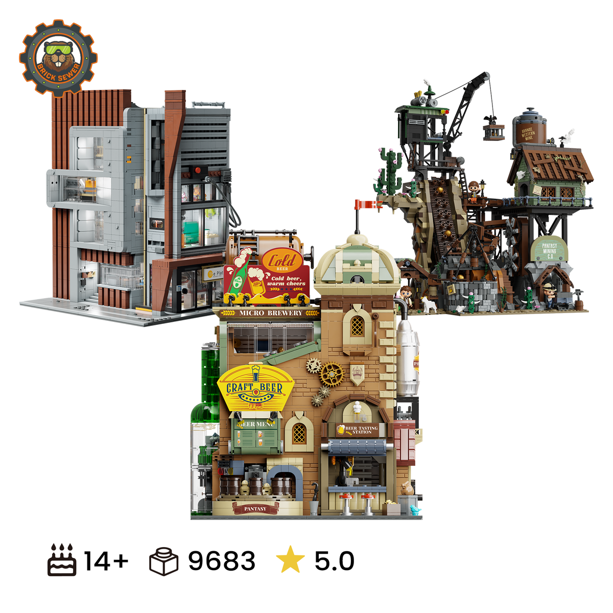Pantasy Western Mine + Architecture Firm + Craft Brewery FD-PS