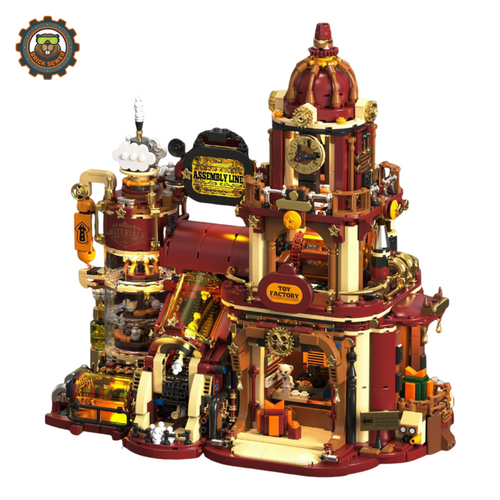 HUIJI Steampunk Fantastic Gift Workshop Building Block Set H1015