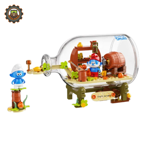 JAKI The Smurfs Forest Fruit Drink House Building Block Set HK322