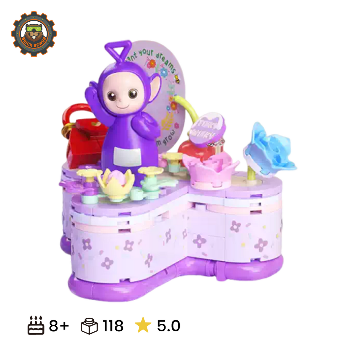 JAKI Teletubbies Tinky Winky Purple Sweet Potato HK512