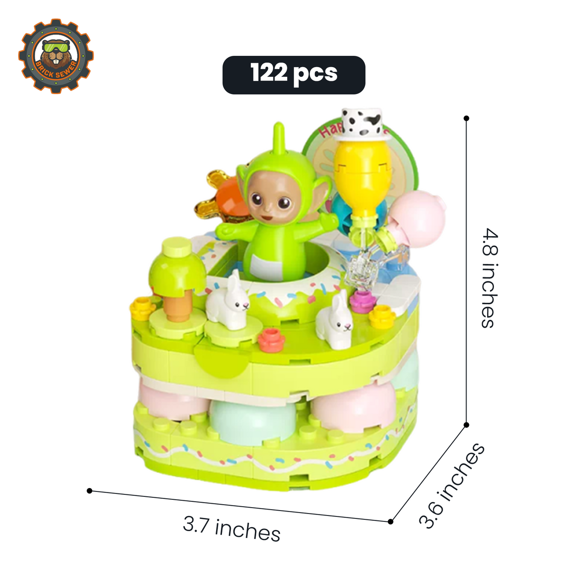 JAKI Teletubbies Dipsy Avocado Mousse HK513