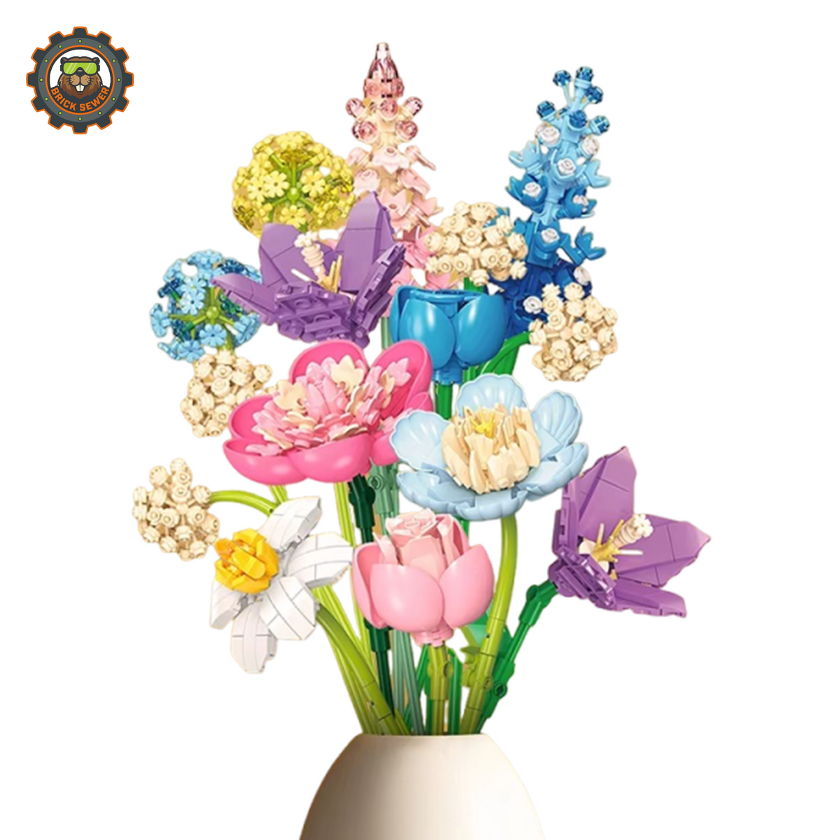 JIE STAR Misty Romance Flower Bouquet JI9092