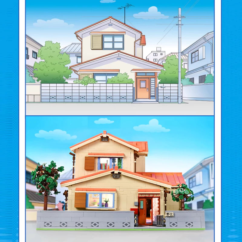 Keeppley K20422 Nobi Nobita's House Movie