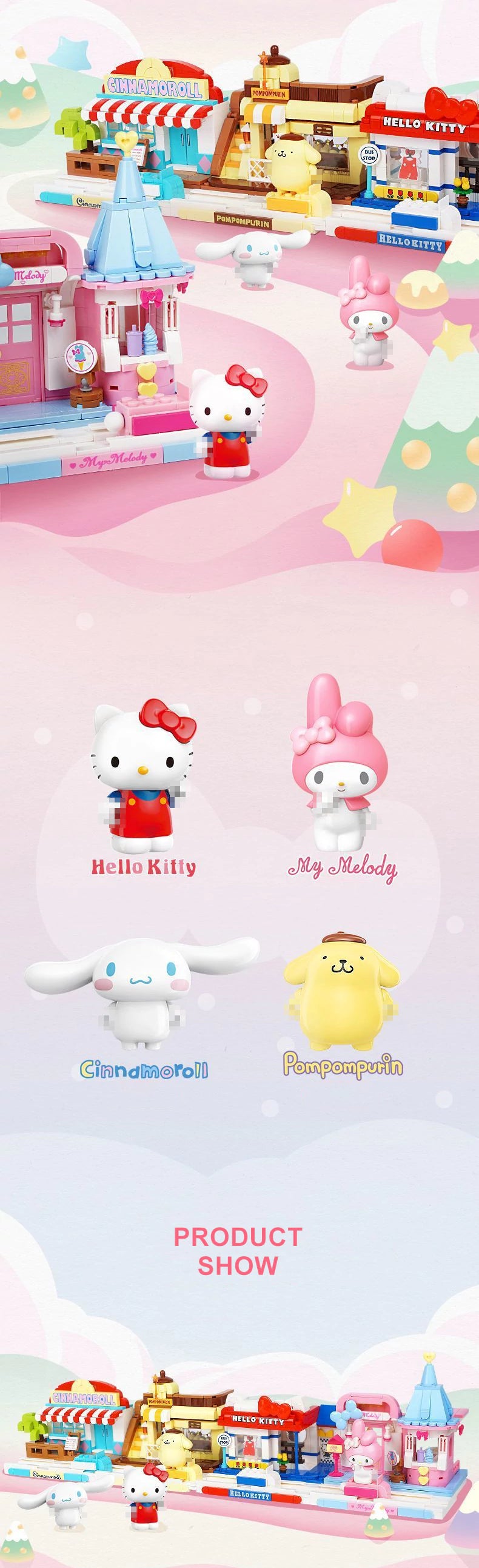 Keeppley Sanrio Street View Movie & Game
