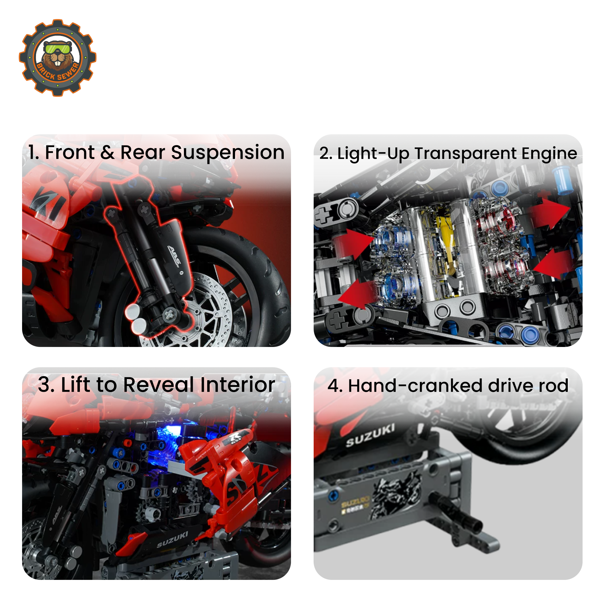 Suzuki GSX-R1000R Building Block Motorcycle