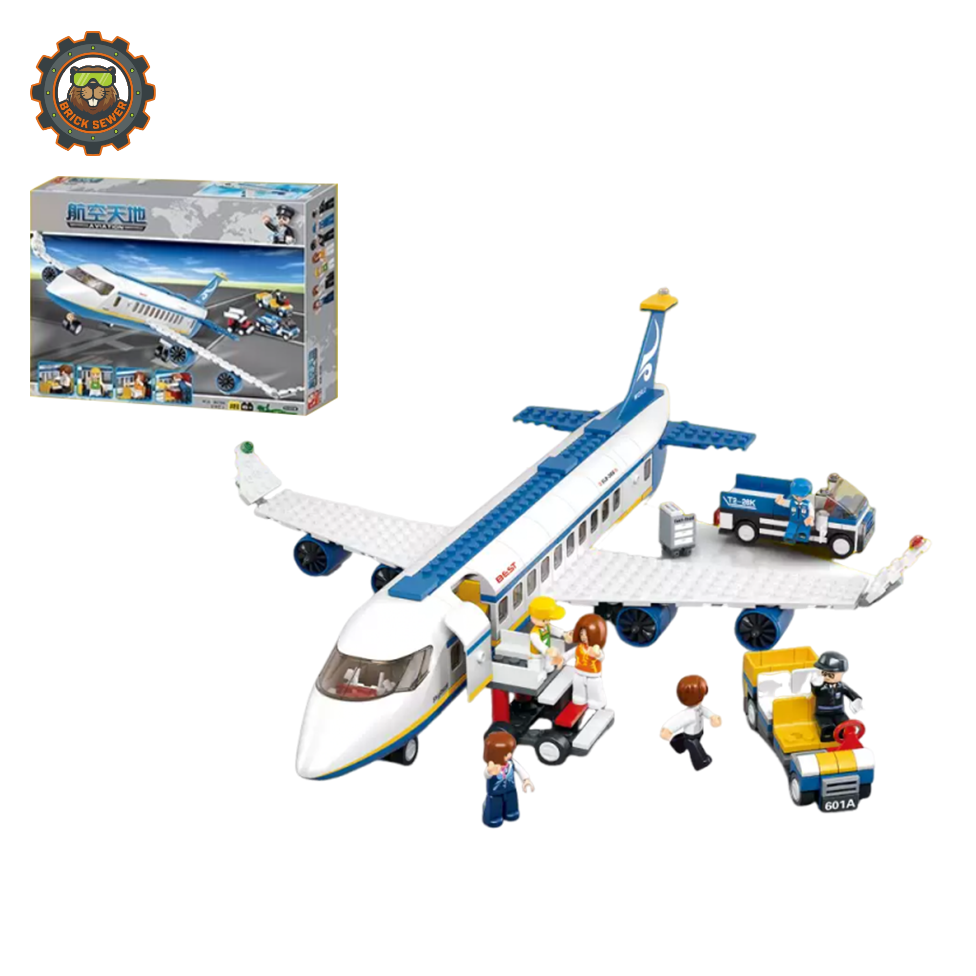 Sluban Passenger Plane M38-B0366