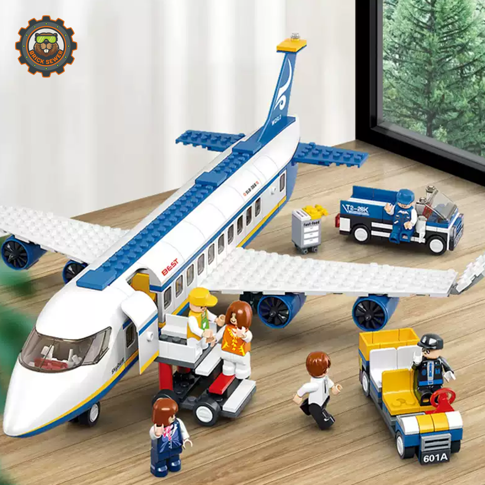 Sluban Passenger Plane M38-B0366