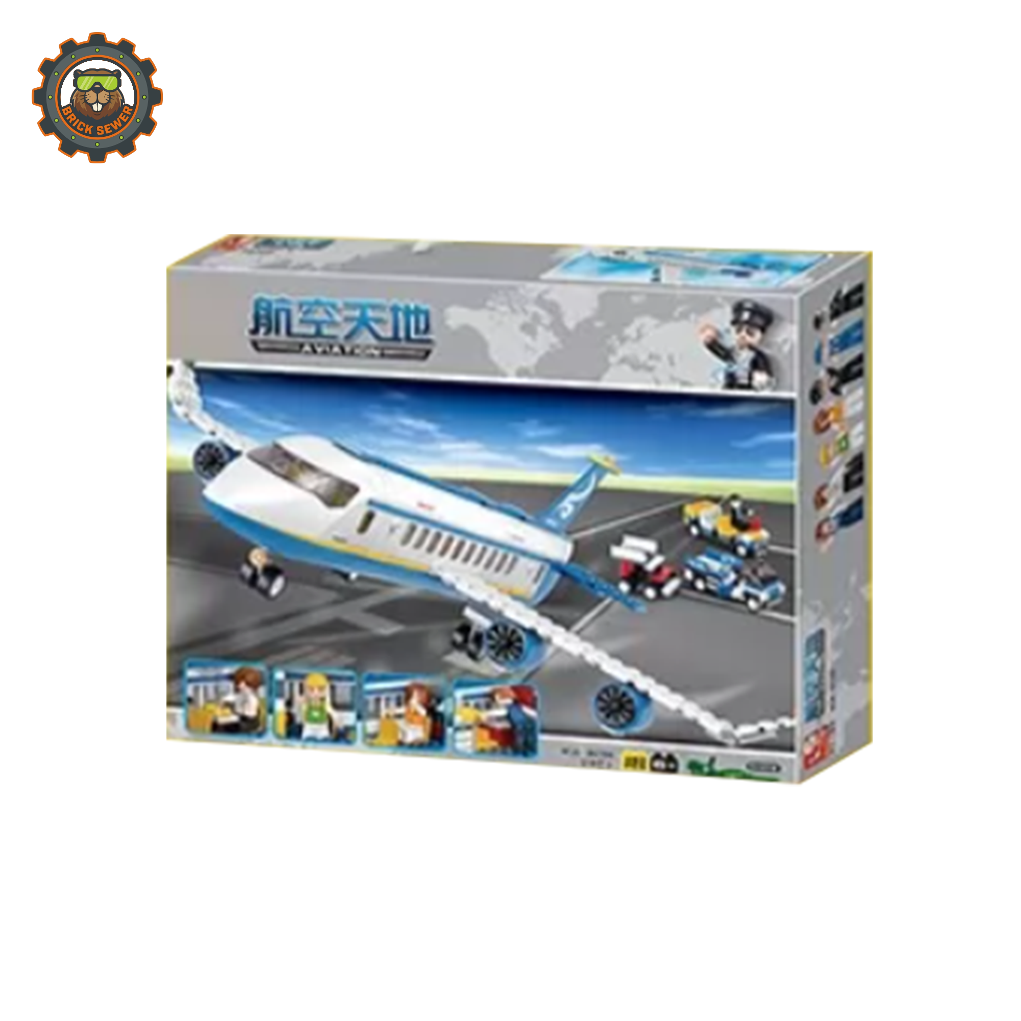 Sluban Passenger Plane M38-B0366