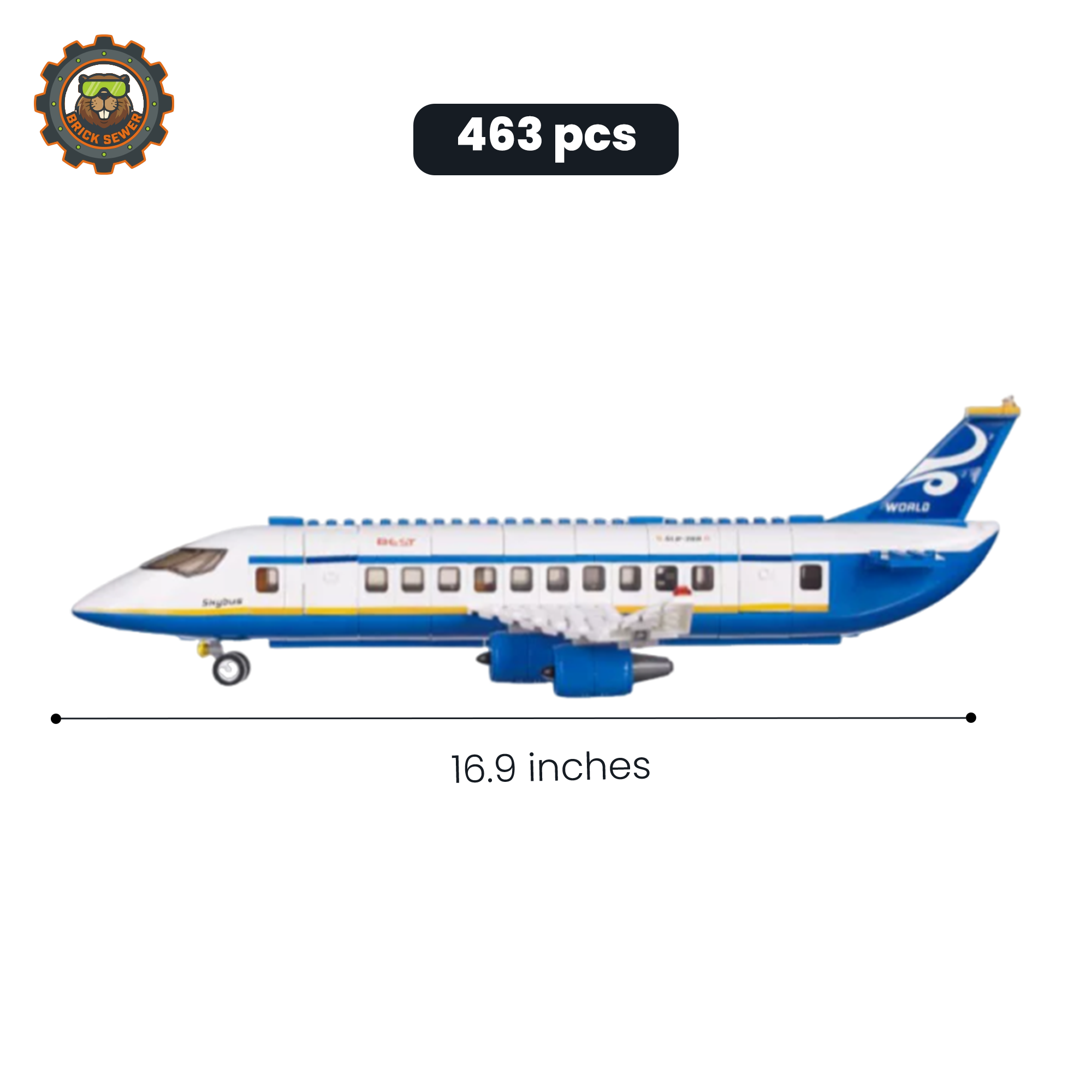 Sluban Passenger Plane M38-B0366