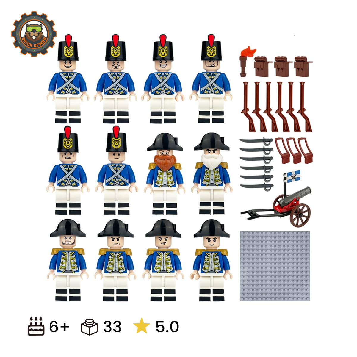 BrickSewer Imperial Navy Minifigure Set M8147