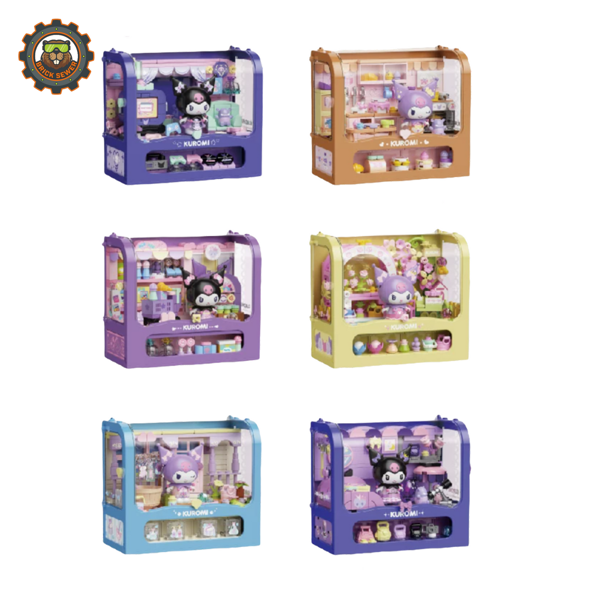 TOPTOY Kuromi A Day in Life Blind Box Building Block Set MF937