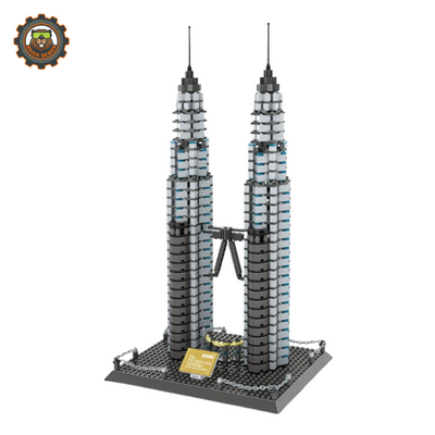 WANGE Petronas Twin Towers Malaysia Architecture Building Blocks 5213WG
