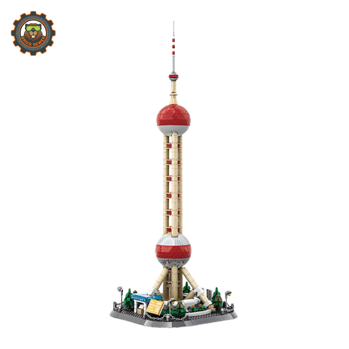 WANGE Oriental Pearl Tower Shanghai China Architecture Building Blocks 5224WG