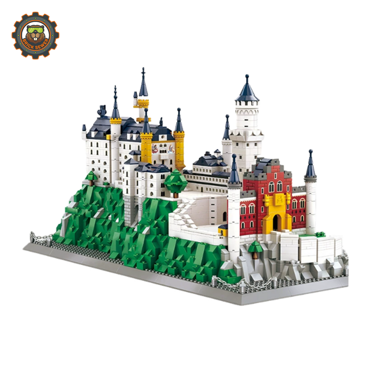 WANGE Neuschwanstein Castle Germany Architecture Building Blocks 6226WG