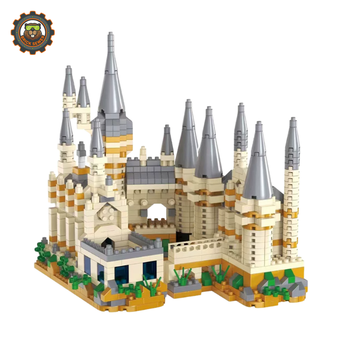 BrickSewer Magic Academy Castle 66050