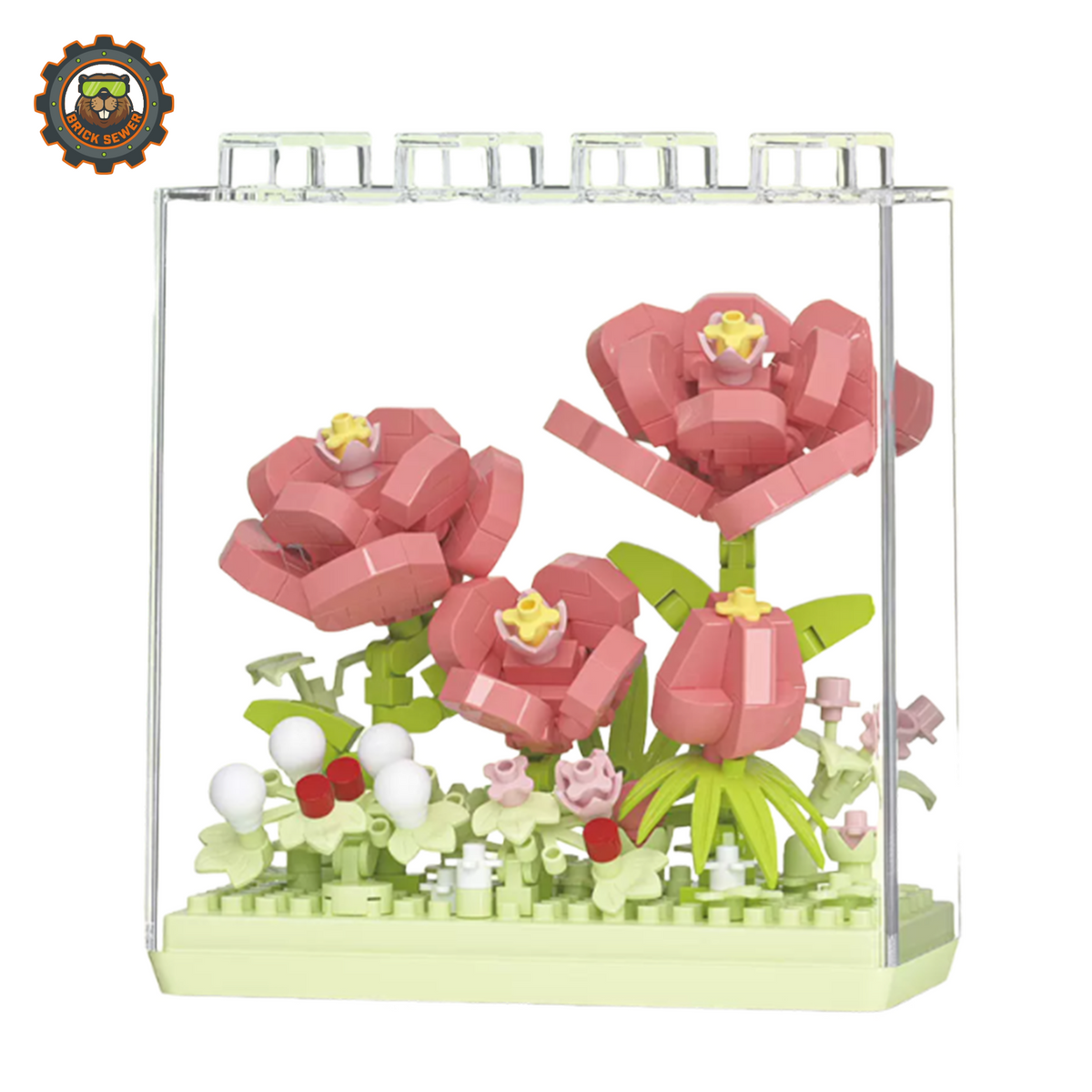 BrickSewer Camellia Flower 7326