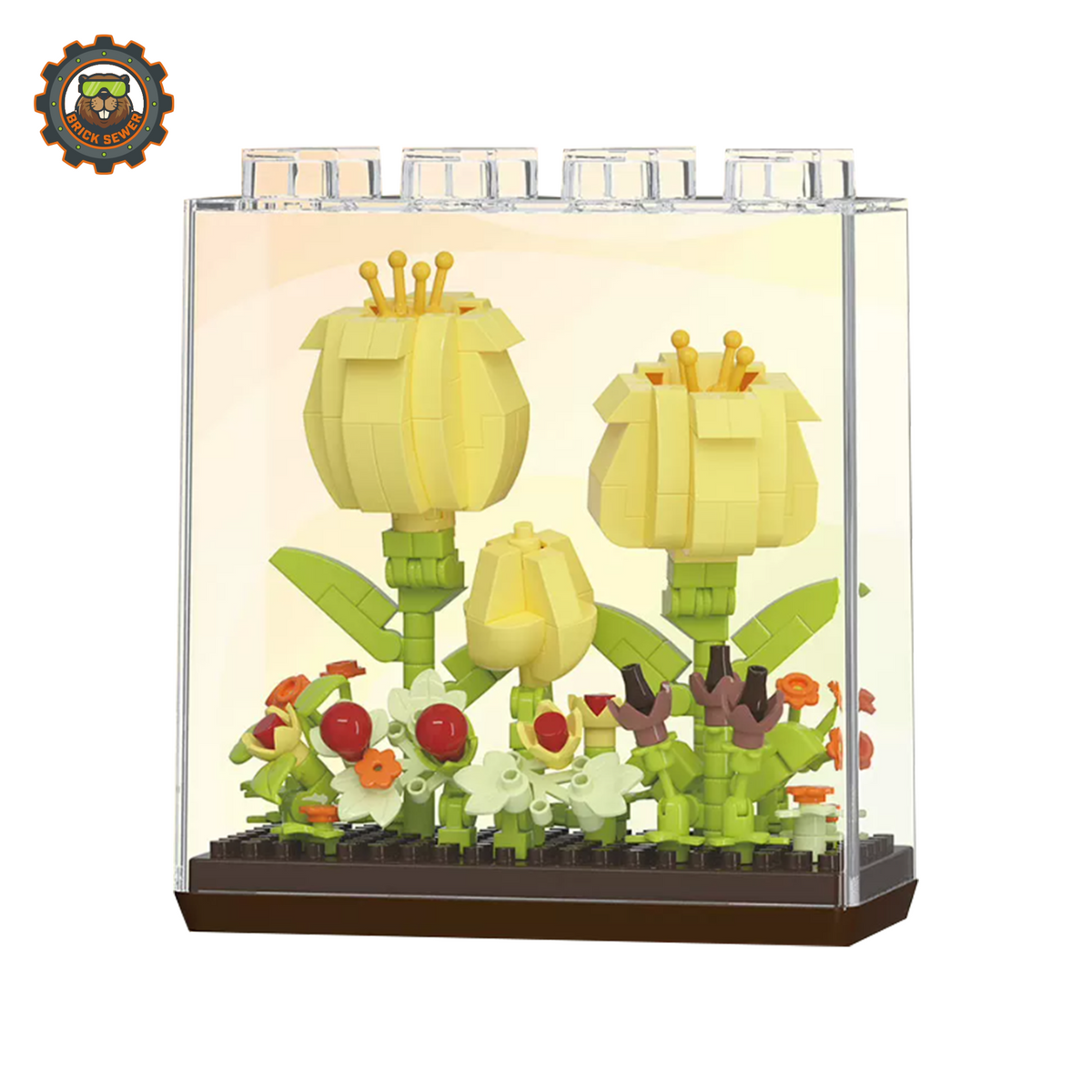 BrickSewer Tulip Flower 7375