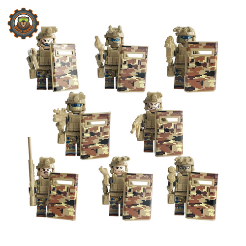 Bricksewer Ghost Wolf Tactical Figure Set QA17-24