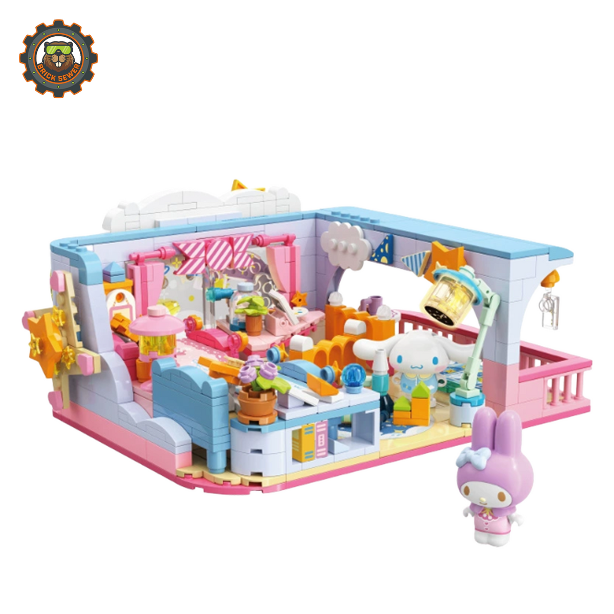 TOPTOY Sanrio Academy Series Sweet Dream Kindergarten Building Block Set TC2068