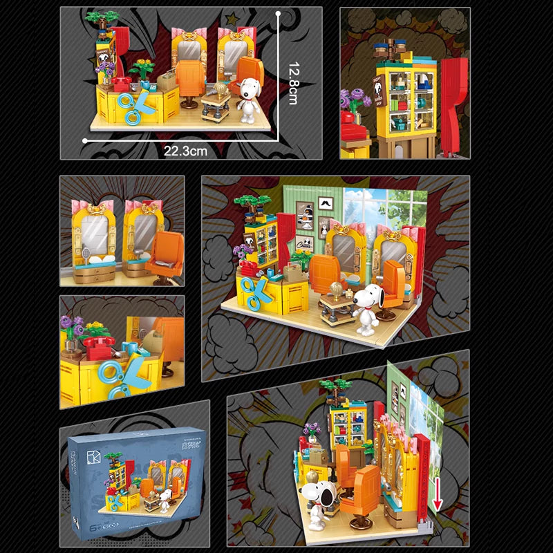 CACO Snoopy Background Painting Small Scene Movie