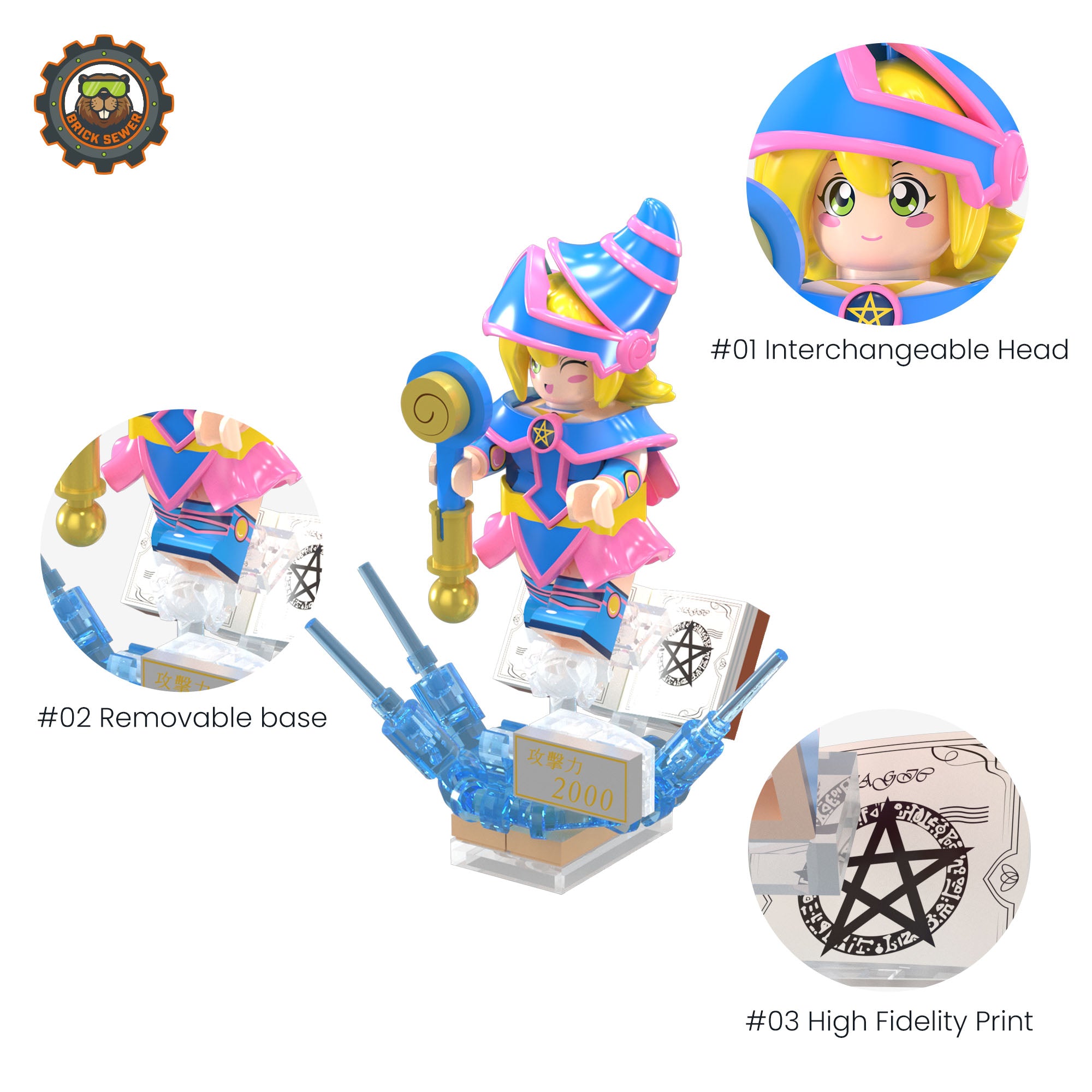 Yu-Gi-Oh! – Dark Magician Girl Mini Figure